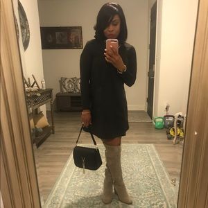 BCBGmaxaria Black Baby Doll Dress